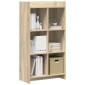 vidaXL Βιβλιοθήκη Sonoma Δρυς 59 x 30 x 111 εκ Επεξεργασμένο Ξύλο