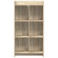 vidaXL Βιβλιοθήκη Sonoma Δρυς 59 x 30 x 111 εκ Επεξεργασμένο Ξύλο