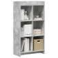 vidaXL Βιβλιοθήκη Γκρι Μπετόν 59 x 30 x 111 εκ Επεξεργασμένο Ξύλο
