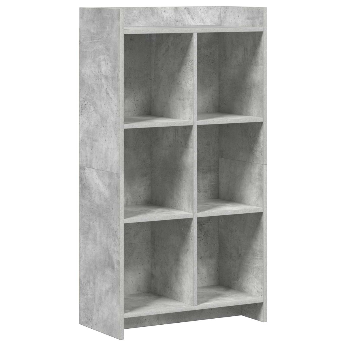 vidaXL Βιβλιοθήκη Γκρι Μπετόν 59 x 30 x 111 εκ Επεξεργασμένο Ξύλο