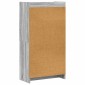 vidaXL Βιβλιοθήκη Γκρι Sonoma 59 x 30 x 111 εκ Επεξεργασμένο Ξύλο