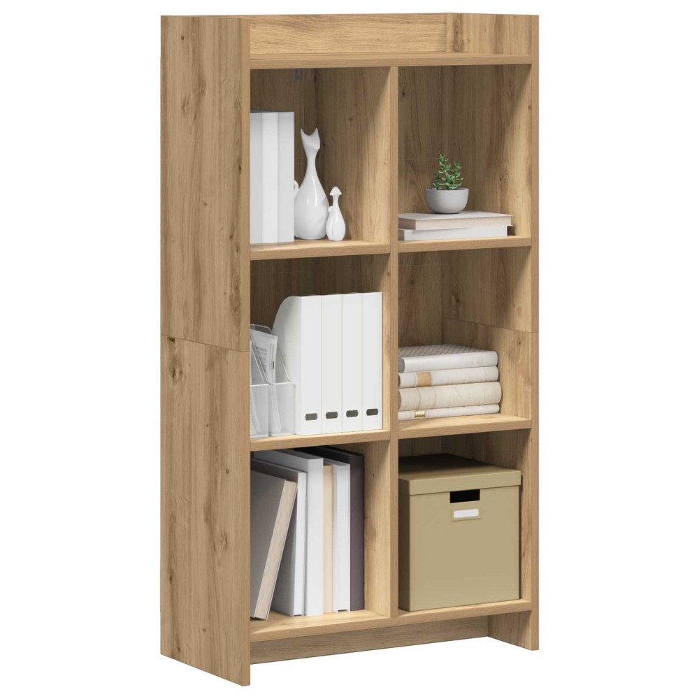 vidaXL Βιβλιοθήκη 6 επιπέδων 59 x 30 x 111 εκ Επεξεργασμένο Ξύλο