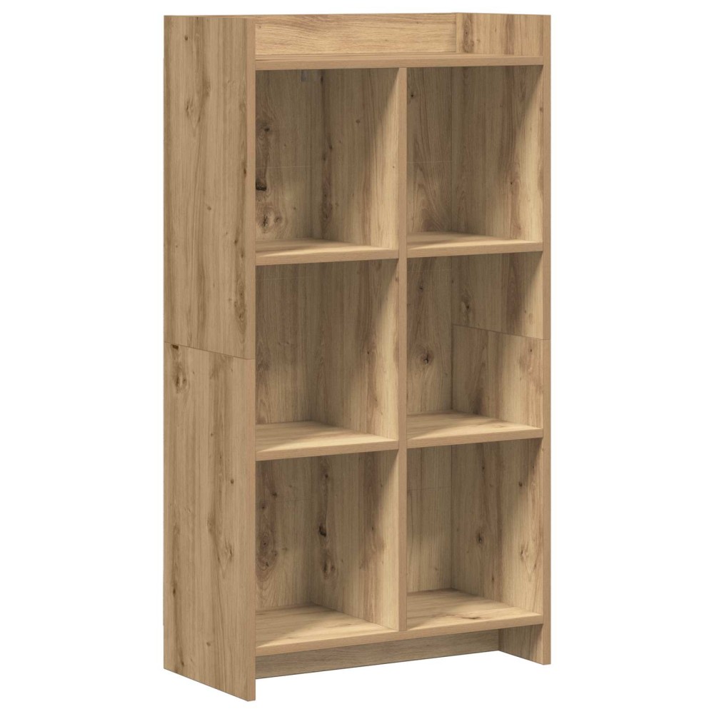 vidaXL Βιβλιοθήκη 6 επιπέδων 59 x 30 x 111 εκ Επεξεργασμένο Ξύλο
