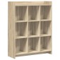 vidaXL Βιβλιοθήκη Sonoma Δρυς 87,5 x 30 x 111 εκ Επεξεργασμένο Ξύλο