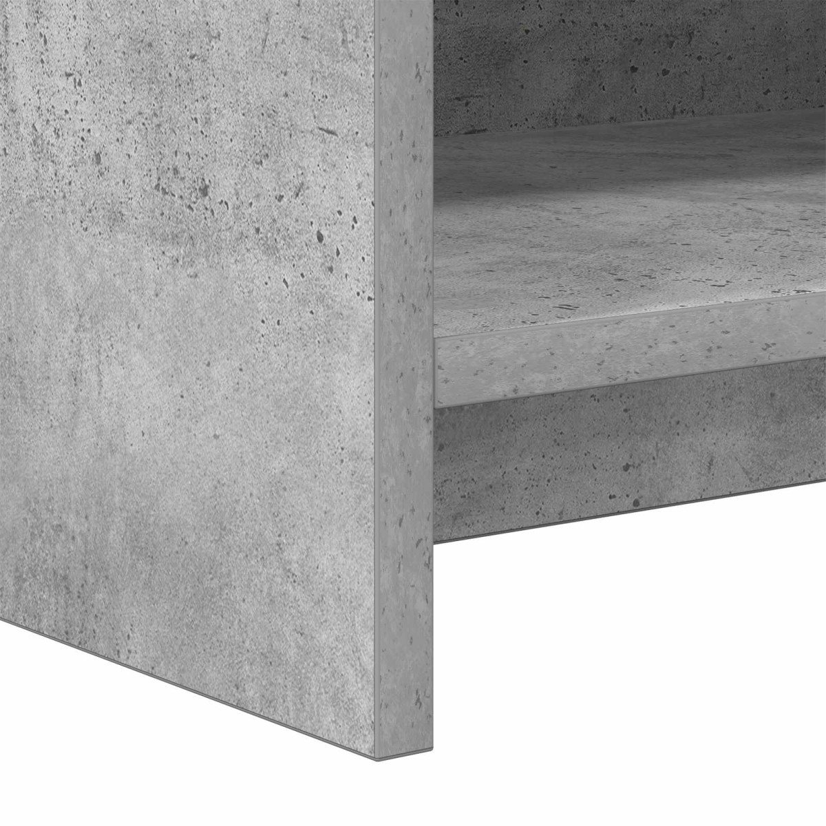 vidaXL Βιβλιοθήκη Γκρι Μπετόν 87,5 x 30 x 111 εκ Επεξεργασμένο Ξύλο