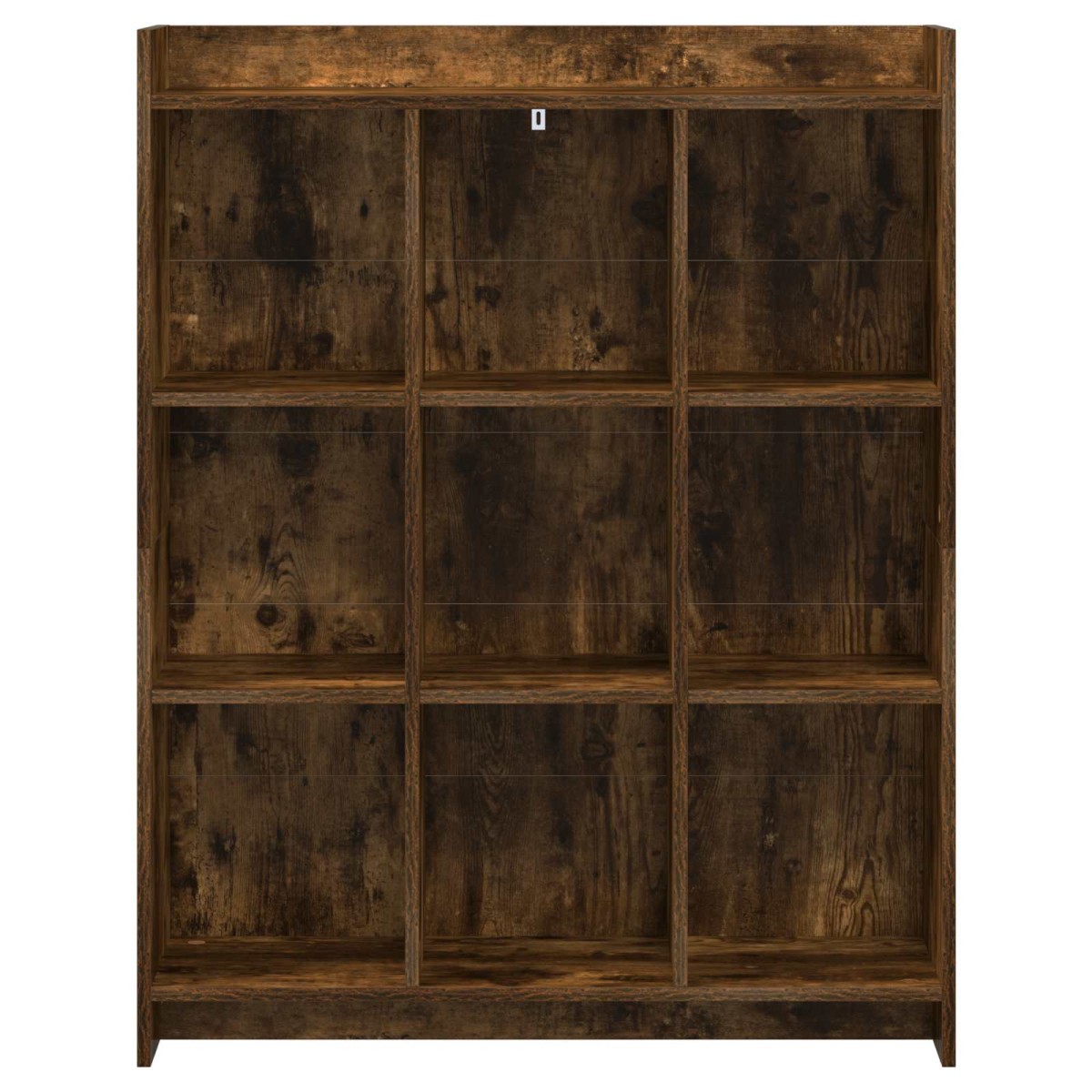 vidaXL Βιβλιοθήκη Καπνισμένο Ξύλο Δρυός 87,5 x 30 x 111 εκ