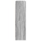 vidaXL Βιβλιοθήκη Γκρι Sonoma 87,5 x 30 x 111 εκ Επεξεργασμένο Ξύλο