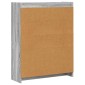 vidaXL Βιβλιοθήκη Γκρι Sonoma 87,5 x 30 x 111 εκ Επεξεργασμένο Ξύλο