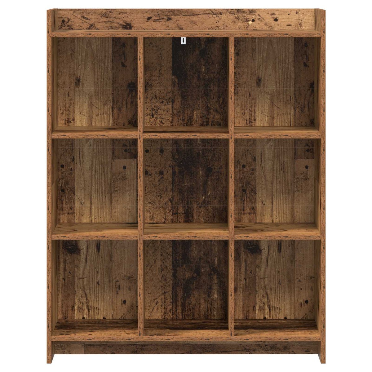 vidaXL Βιβλιοθήκη Παλαιωμένο ξύλο 87,5 x 30 x 111 εκ