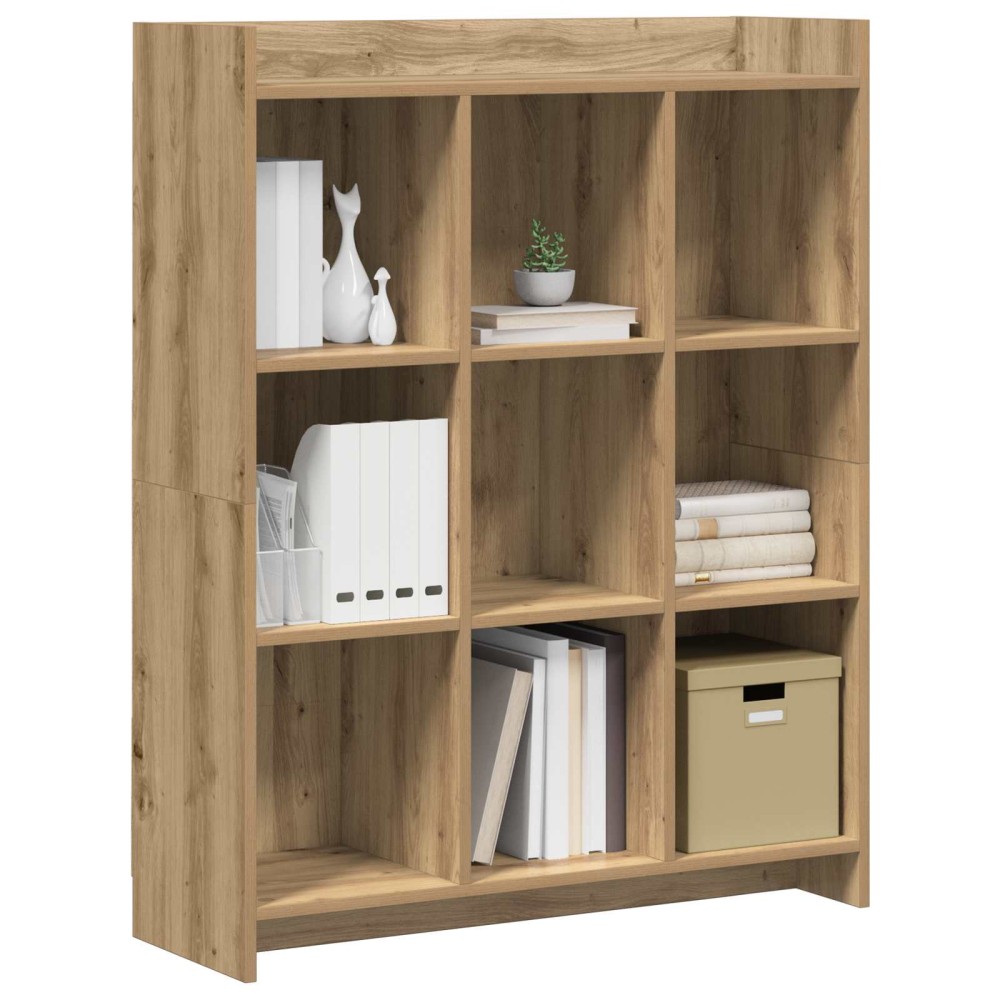 vidaXL Βιβλιοθήκη 9 επιπέδων 87,5 x 30 x 111 εκ Επεξεργασμένο Ξύλο