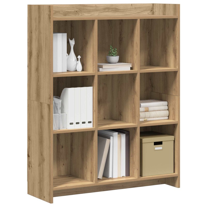 vidaXL Βιβλιοθήκη 9 επιπέδων 87,5 x 30 x 111 εκ Επεξεργασμένο Ξύλο
