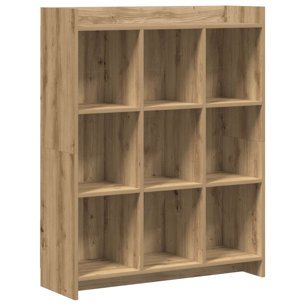 vidaXL Βιβλιοθήκη 9 επιπέδων 87,5 x 30 x 111 εκ Επεξεργασμένο Ξύλο