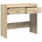 vidaXL Τραπέζι κονσόλας Sonoma Δρυς 90 x 35 x 80 εκ Επεξεργασμένο Ξύλο