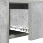 vidaXL Τραπέζι κονσόλας Γκρι Σκυροδέματος 90 x 35 x 80 εκ