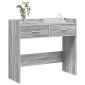 vidaXL Τραπέζι κονσόλας Γκρι Sonoma 90 x 35 x 80 εκ Επεξεργασμένο Ξύλο