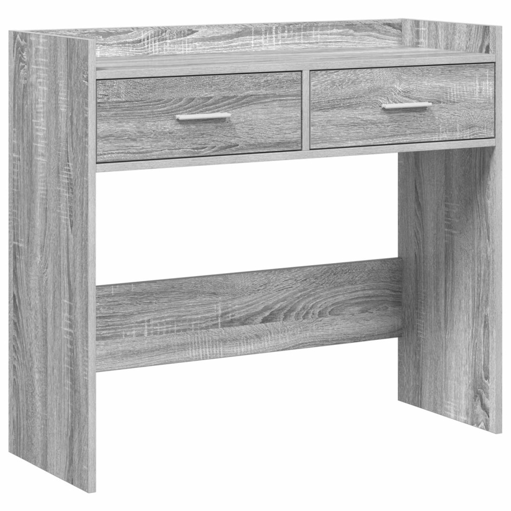 vidaXL Τραπέζι κονσόλας Γκρι Sonoma 90 x 35 x 80 εκ Επεξεργασμένο Ξύλο