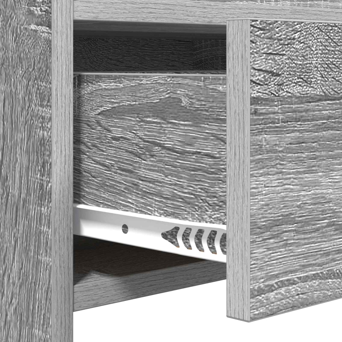 vidaXL Τραπέζι κονσόλας Γκρι Sonoma 90 x 35 x 80 εκ Επεξεργασμένο Ξύλο