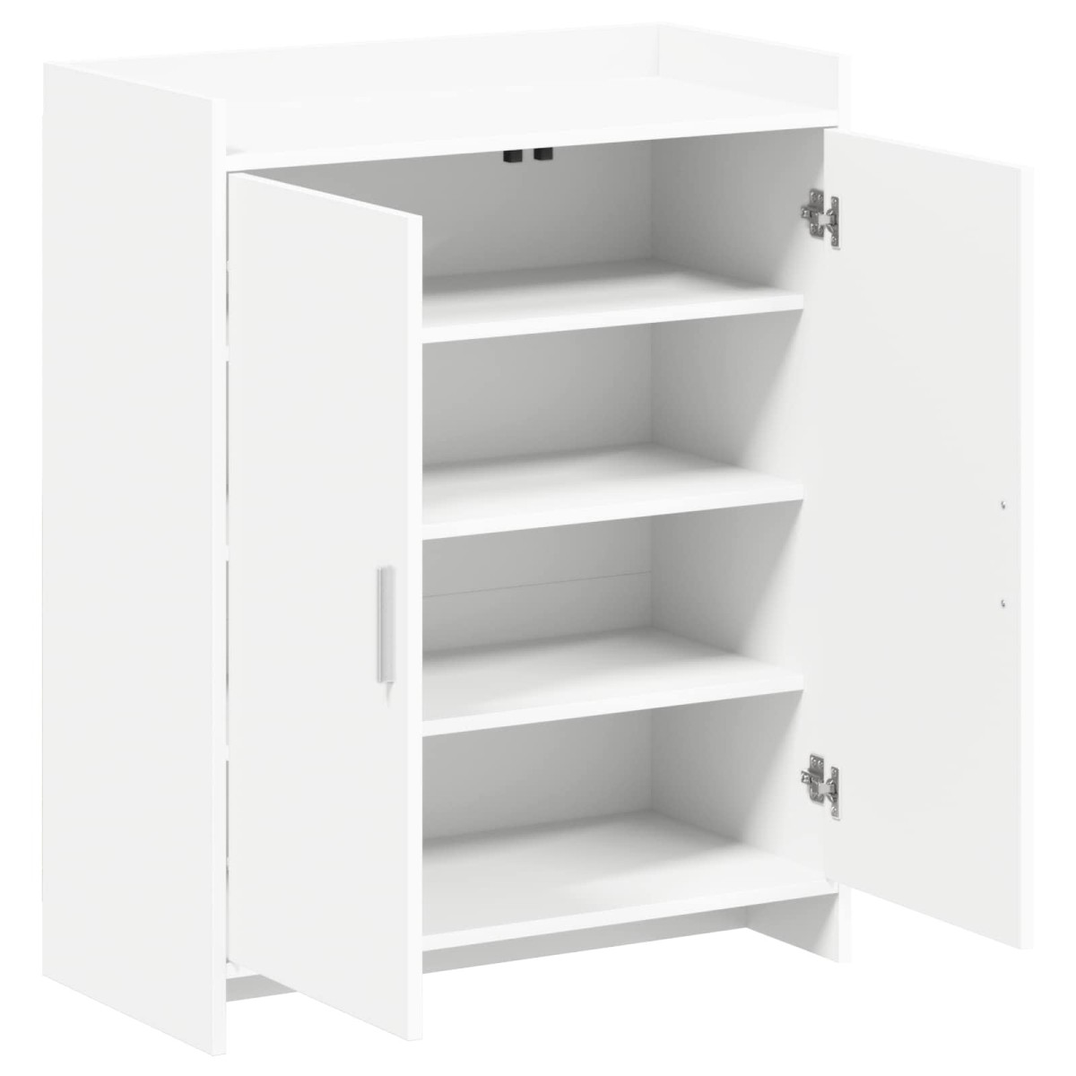 vidaXL Ντουλάπα Παπουτσιών Λευκό 73,5 x 36 x 92 εκ Επεξεργασμένο Ξύλο