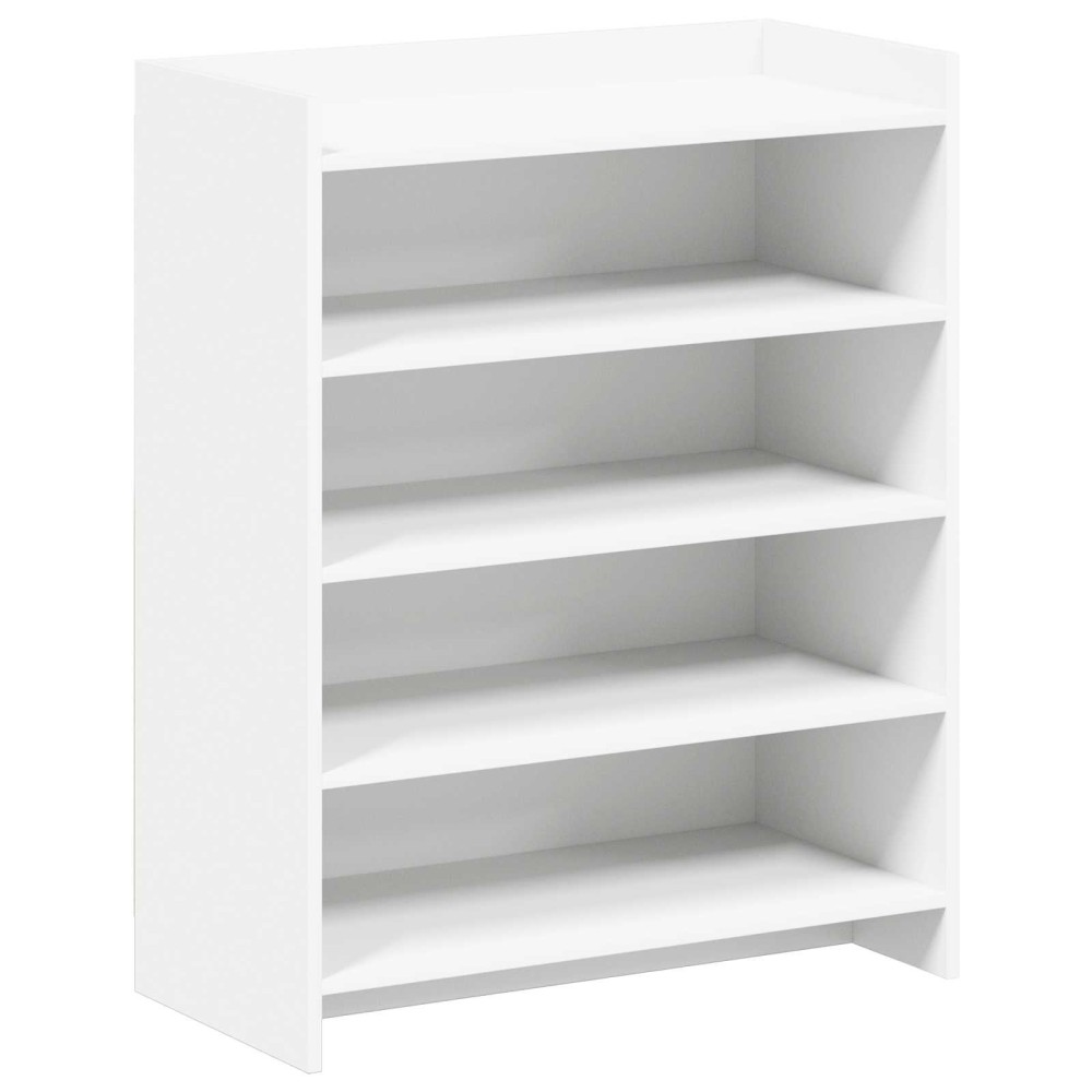 vidaXL Ντουλάπα Παπουτσιών Λευκό 73,5 x 36 x 92 εκ Επεξεργασμένο Ξύλο