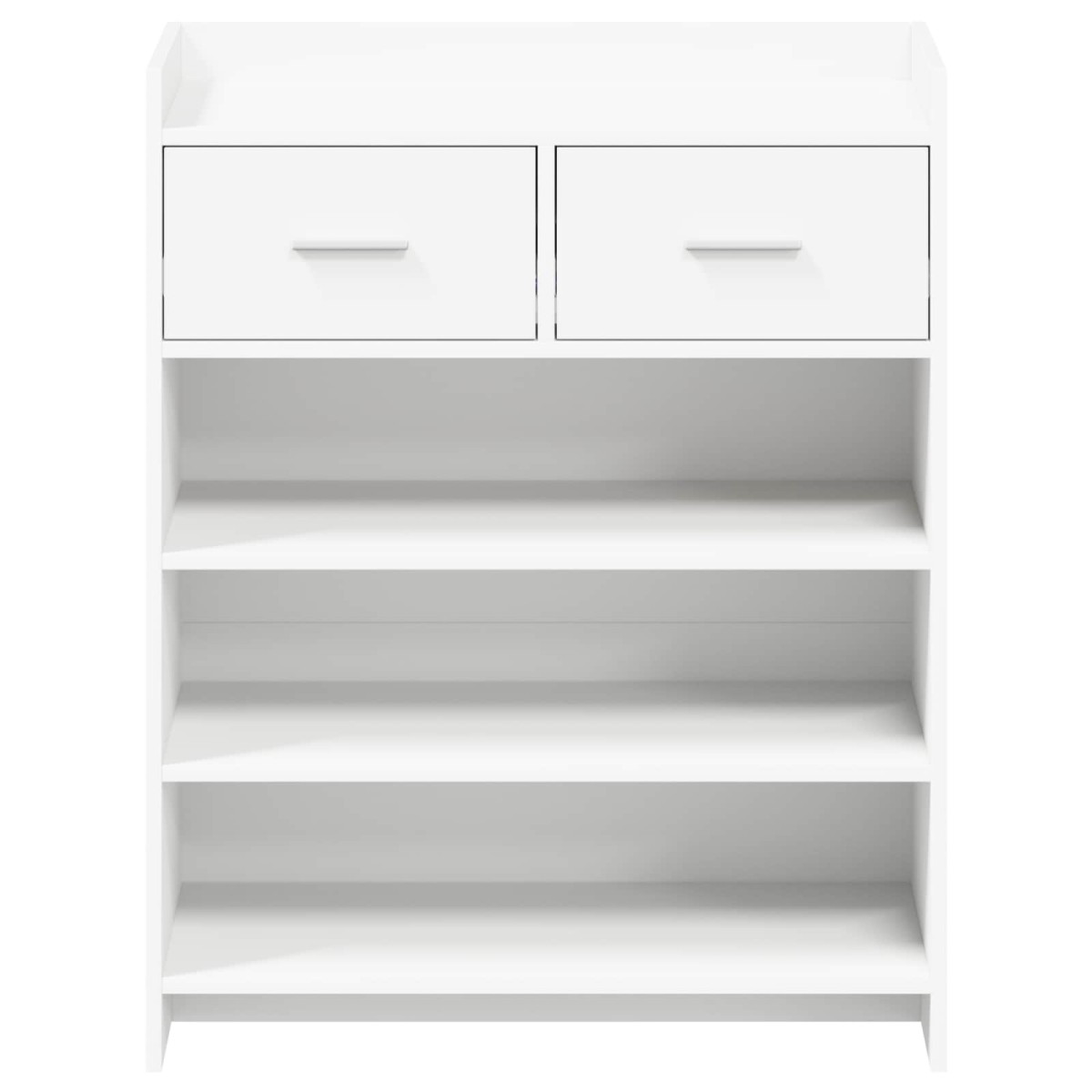 vidaXL Ντουλάπα Παπουτσιών Λευκό 73,5 x 36 x 92 εκ Επεξεργασμένο Ξύλο