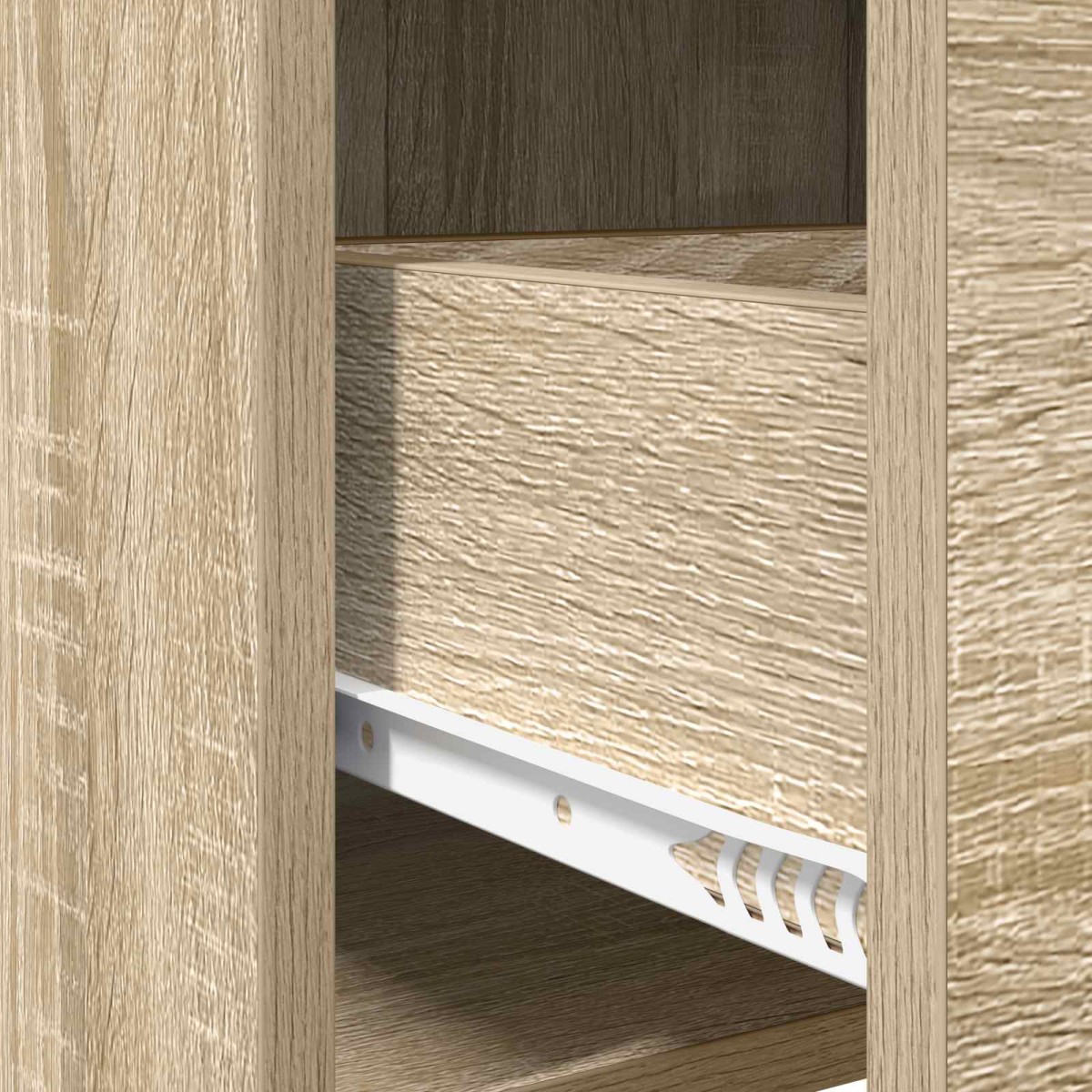 vidaXL Ντουλάπα Παπουτσιών με συρτάρι Sonoma Δρυς 73,5 x 36 x 92 εκ