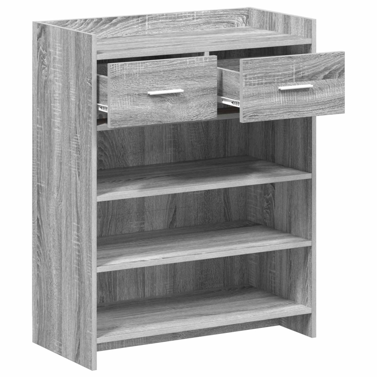 vidaXL Ντουλάπα Παπουτσιών με συρτάρι Γκρι Sonoma 73,5 x 36 x 92 εκ