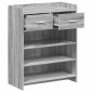 vidaXL Ντουλάπα Παπουτσιών με συρτάρι Γκρι Sonoma 73,5 x 36 x 92 εκ