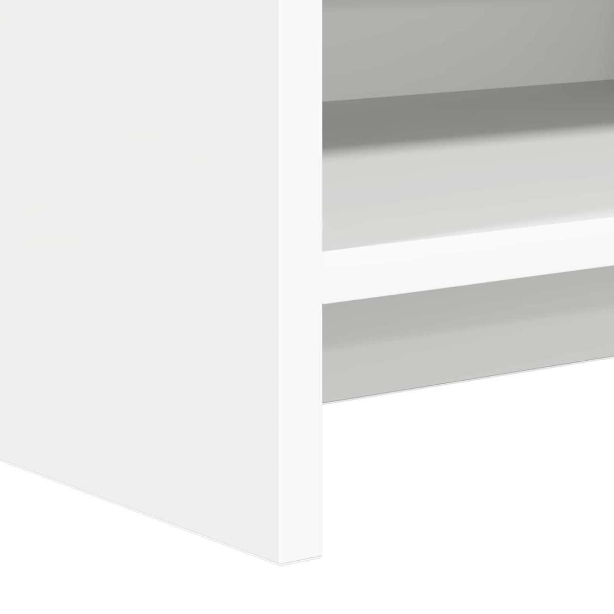 vidaXL Ντουλάπα Παπουτσιών Λευκό 48 x 36 x 92 εκ Επεξεργασμένο Ξύλο