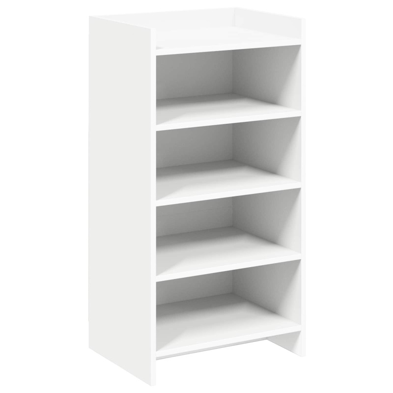 vidaXL Ντουλάπα Παπουτσιών Λευκό 48 x 36 x 92 εκ Επεξεργασμένο Ξύλο