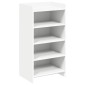 vidaXL Ντουλάπα Παπουτσιών Λευκό 48 x 36 x 92 εκ Επεξεργασμένο Ξύλο