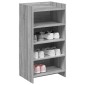 vidaXL Ντουλάπα Παπουτσιών με αποθήκευση Γκρι Sonoma 48 x 36 x 92 εκ