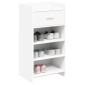 vidaXL Ντουλάπα Παπουτσιών Λευκό 48 x 36 x 92 εκ Επεξεργασμένο Ξύλο