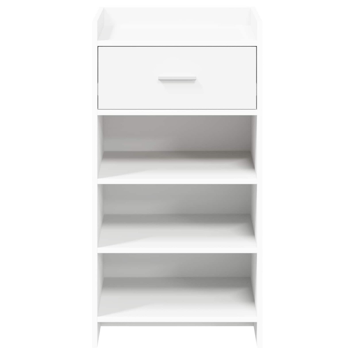 vidaXL Ντουλάπα Παπουτσιών Λευκό 48 x 36 x 92 εκ Επεξεργασμένο Ξύλο
