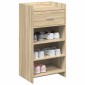 vidaXL Ντουλάπα Παπουτσιών με συρτάρι Sonoma Δρυς 48 x 36 x 92 εκ