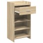 vidaXL Ντουλάπα Παπουτσιών με συρτάρι Sonoma Δρυς 48 x 36 x 92 εκ