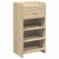 vidaXL Ντουλάπα Παπουτσιών με συρτάρι Sonoma Δρυς 48 x 36 x 92 εκ