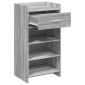 vidaXL Ντουλάπα Παπουτσιών με συρτάρι Γκρι Sonoma 48 x 36 x 92 εκ