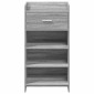 vidaXL Ντουλάπα Παπουτσιών με συρτάρι Γκρι Sonoma 48 x 36 x 92 εκ