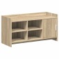 vidaXL Ντουλάπα Παπουτσιών με πόρτα Sonoma Δρυς 100 x 39,5 x 51 εκ