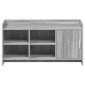 vidaXL Ντουλάπα Παπουτσιών με πόρτα Γκρι Sonoma 100 x 39,5 x 51 εκ