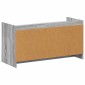vidaXL Ντουλάπα Παπουτσιών με πόρτα Γκρι Sonoma 100 x 39,5 x 51 εκ