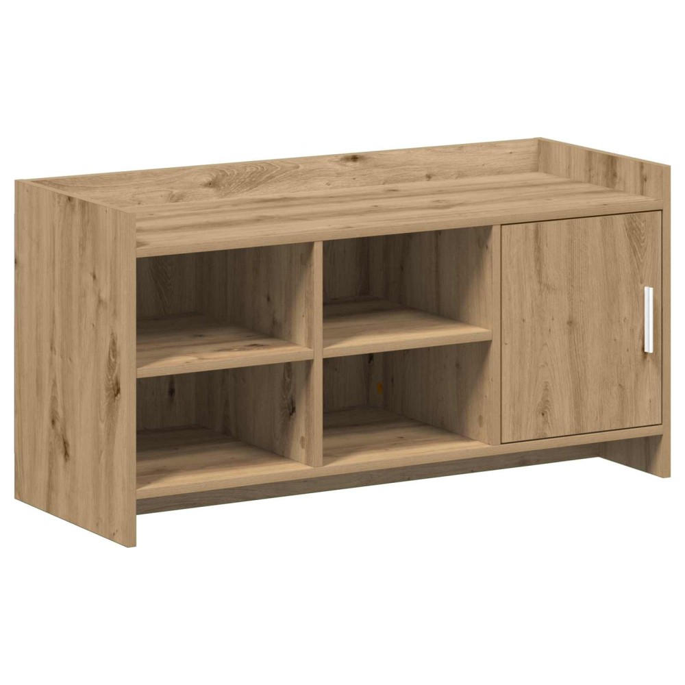 vidaXL Ντουλάπα Παπουτσιών με πόρτα Artisan Δρυς 100 x 39,5 x 51 εκ