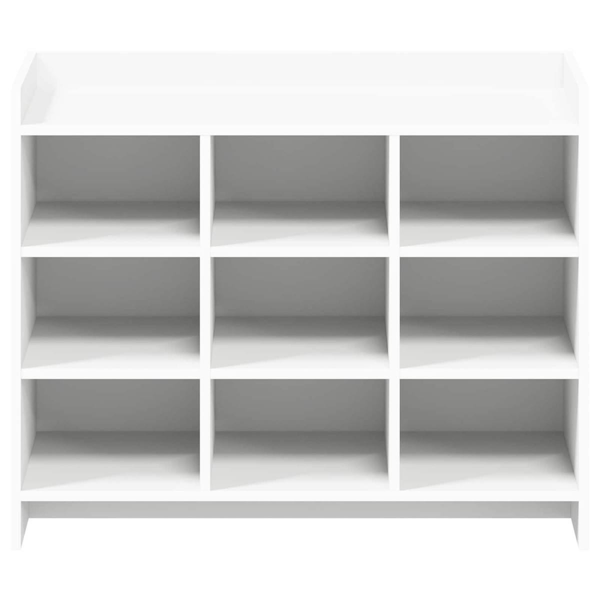 vidaXL Ντουλάπα Παπουτσιών Λευκό 85 x 39,5 x 70 εκ. Επεξεργασμένο Ξύλο