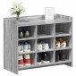 vidaXL Ντουλάπα Παπουτσιών Γκρι Sonoma 85 x 39,5 x 70 εκ.