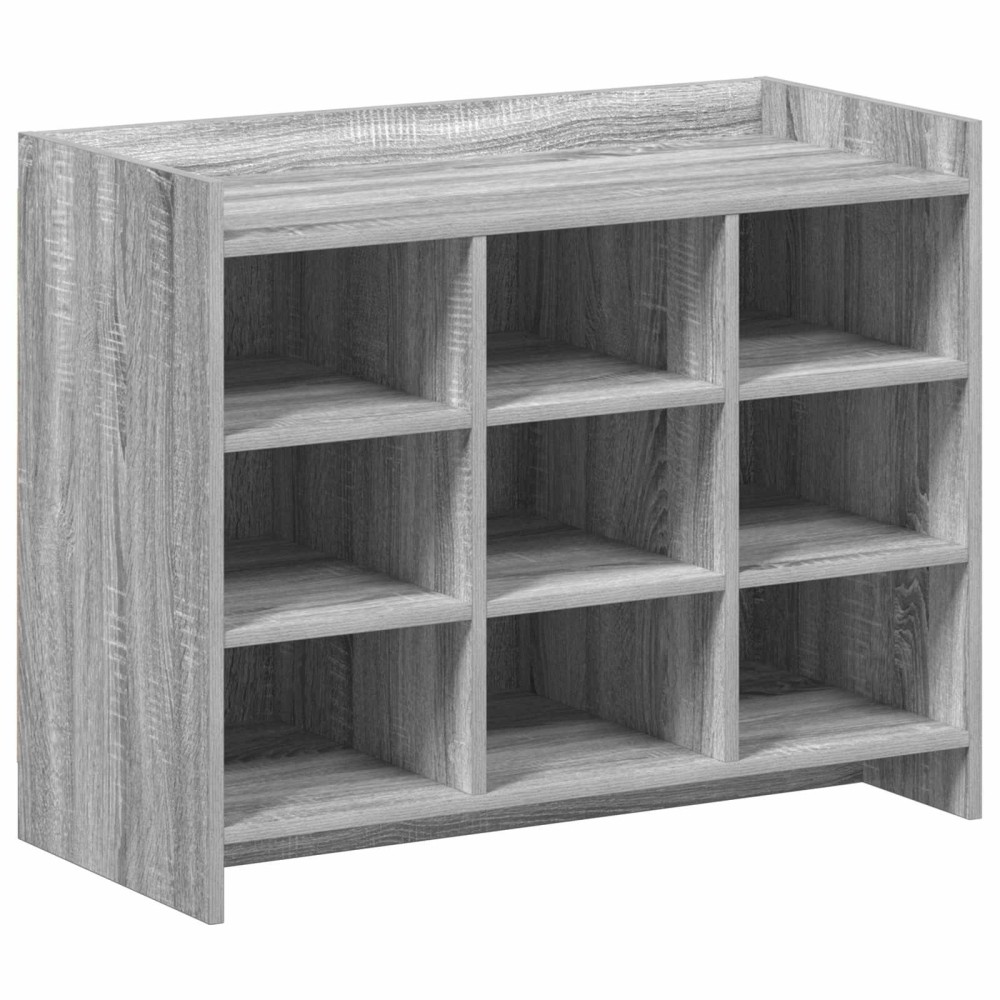 vidaXL Ντουλάπα Παπουτσιών Γκρι Sonoma 85 x 39,5 x 70 εκ.