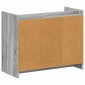 vidaXL Ντουλάπα Παπουτσιών Γκρι Sonoma 85 x 39,5 x 70 εκ.
