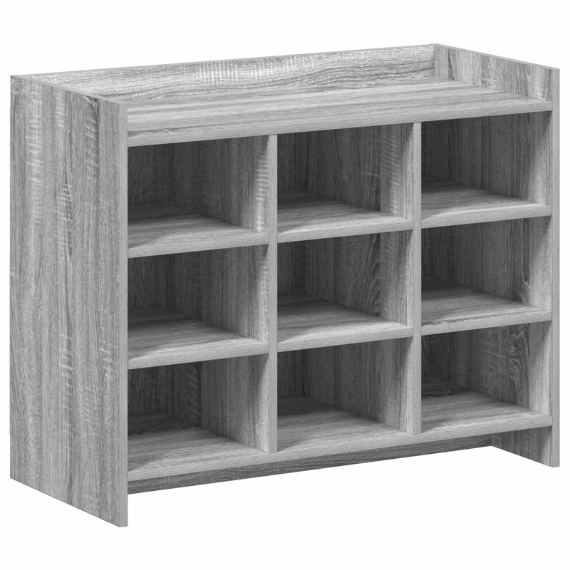 vidaXL Ντουλάπα Παπουτσιών Γκρι Sonoma 85 x 39,5 x 70 εκ.