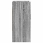 vidaXL Ράφι Τοίχου Επιτοίχιο Γκρι Sonoma 80 x 36 x 80 εκ