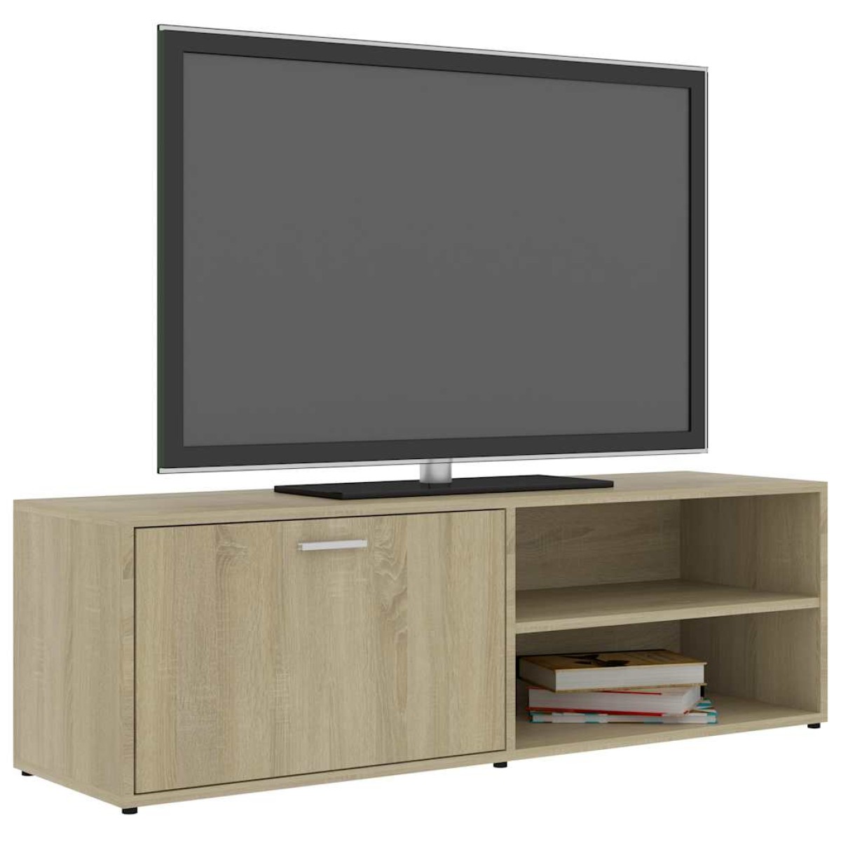 vidaXL Έπιπλο Τηλεόρασης Sonoma Δρυς 120 x 34 x 37 εκ. από Μοριοσανίδα