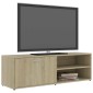 vidaXL Έπιπλο Τηλεόρασης Sonoma Δρυς 120 x 34 x 37 εκ. από Μοριοσανίδα